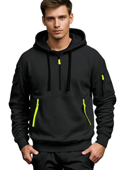 Men's Casual Hoodie Sweatshirt Winter Warm Stylish Everyday Wear