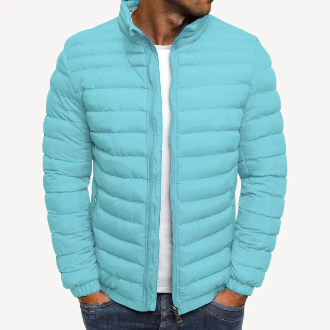 Men's Puffer Jacket Warm Insulated Stylish Winter Coat