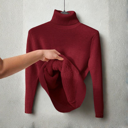 Women's Turtleneck Sweater Plain Long Sleeve Knit Black Cosy Warm Pullover Casual Everyday Ladies Jumper Winter Autumn S-XXL