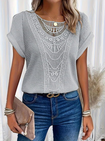 Rosa women's blouse in Gray