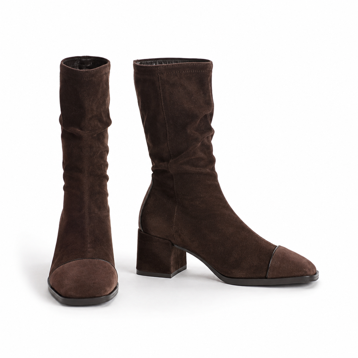 Suede Boots Women Soft Casual Elegant Comfort Everyday Wear