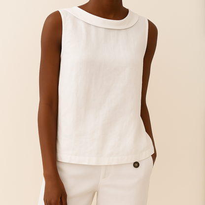 Margot women's tank top in White