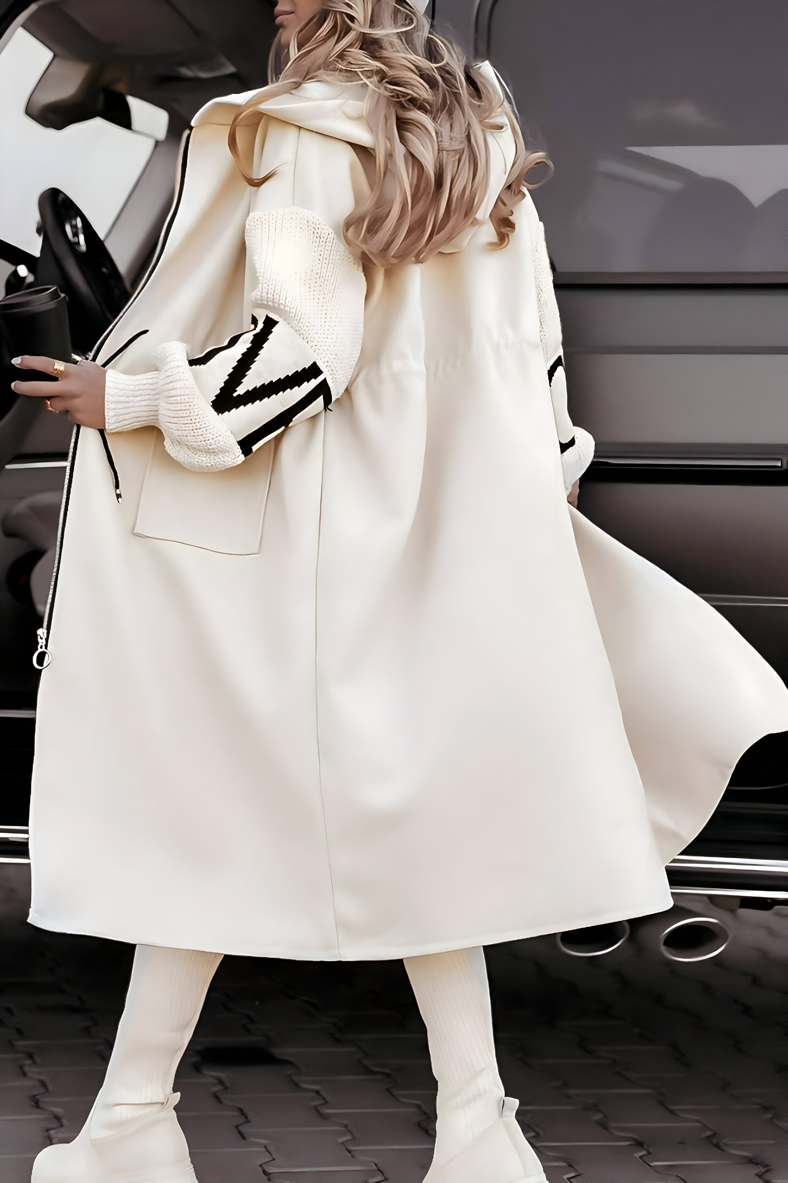 Hooded Coatigan Women's Elegant Longline Cardigan Coat Versatile Everyday Layer