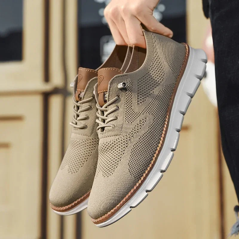 Men's Leather Shoes Breathable Comfort Everyday Casual Smart Formal