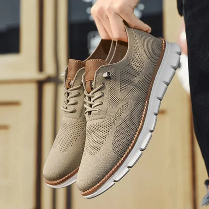 Men's Leather Shoes Breathable Comfort Everyday Casual Smart Formal