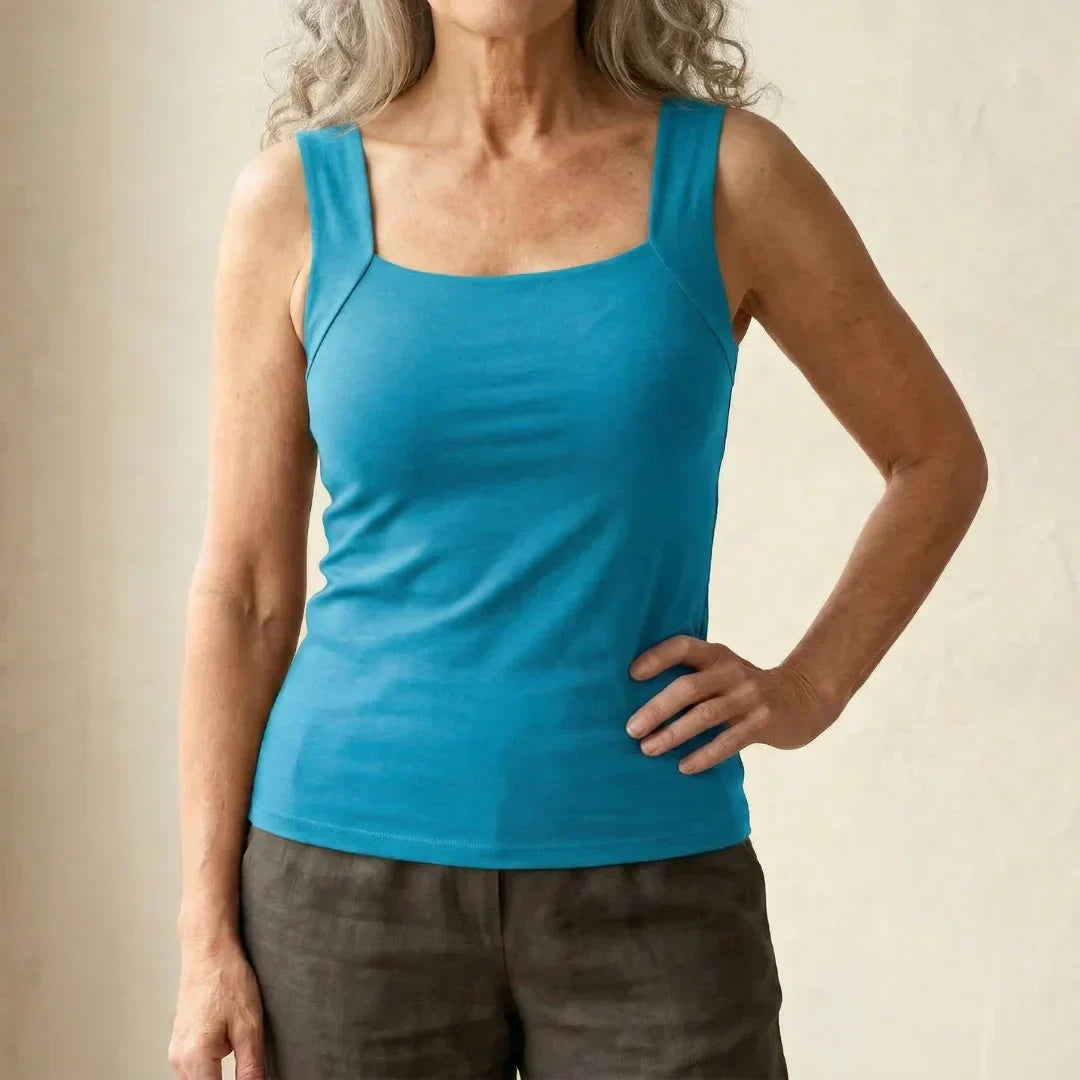Roxanne tank top in Turquoise
