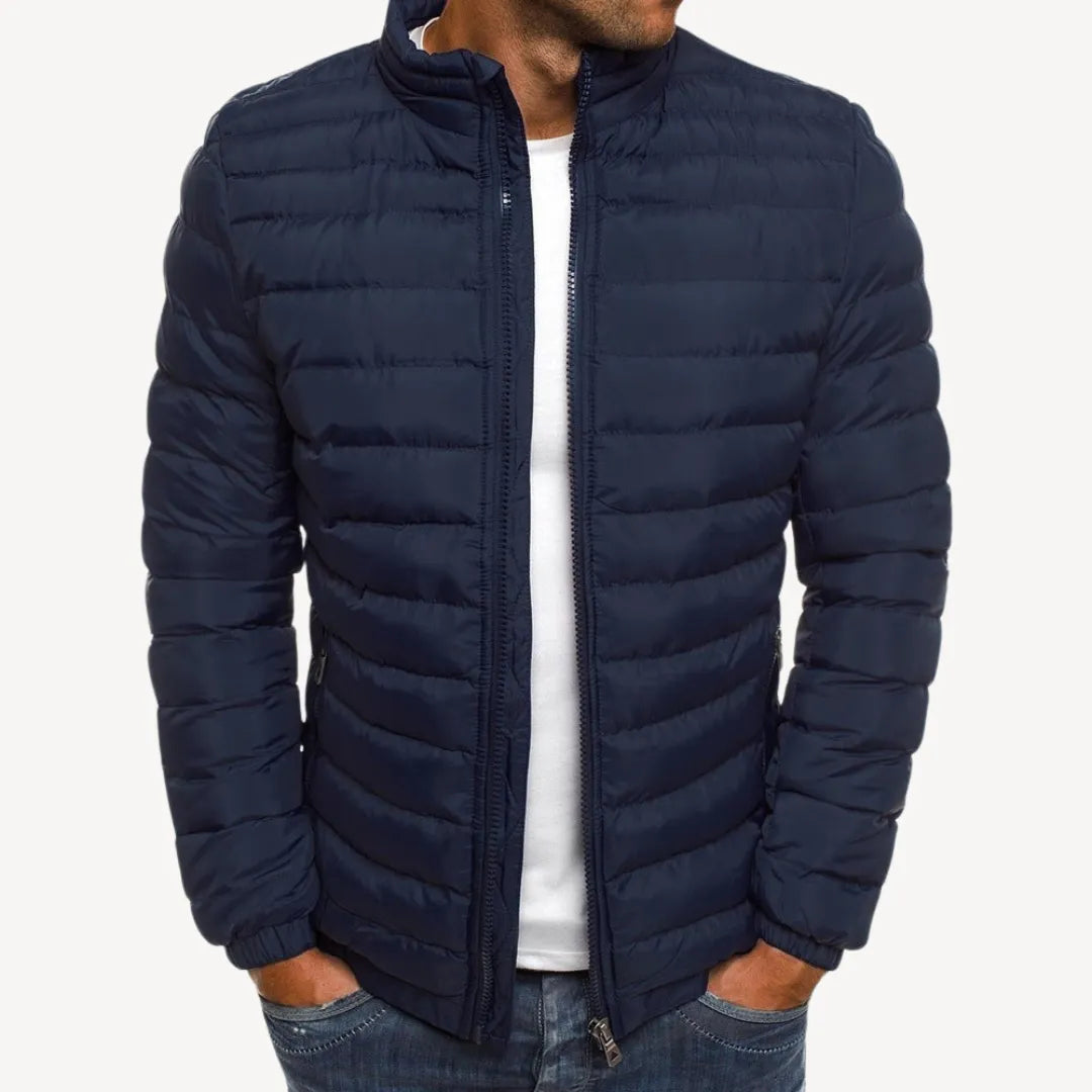 Men's Puffer Jacket Warm Insulated Stylish Winter Coat