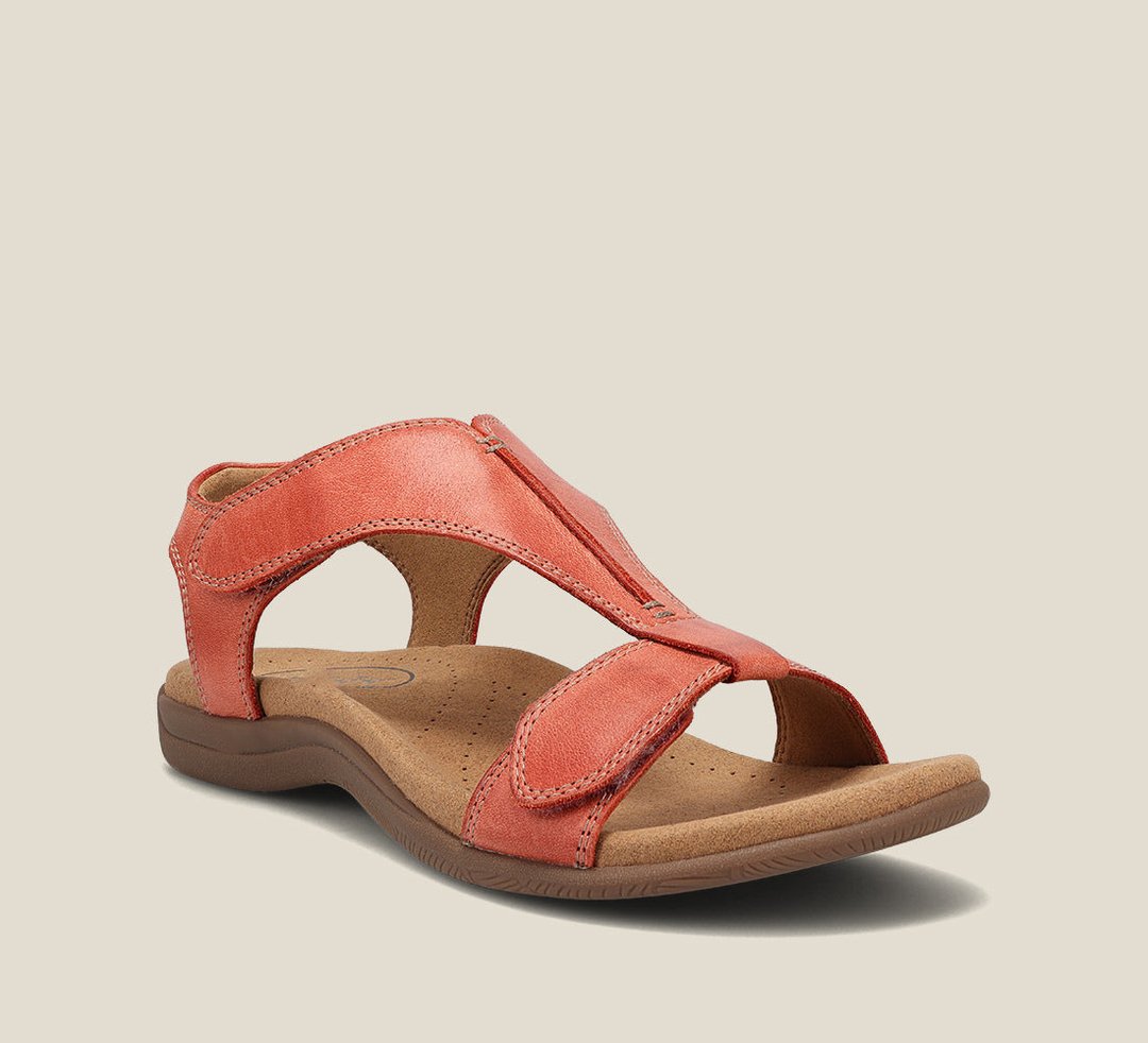 Women's Cross Strap Flat Sandals Cushioned Comfort Casual Everyday