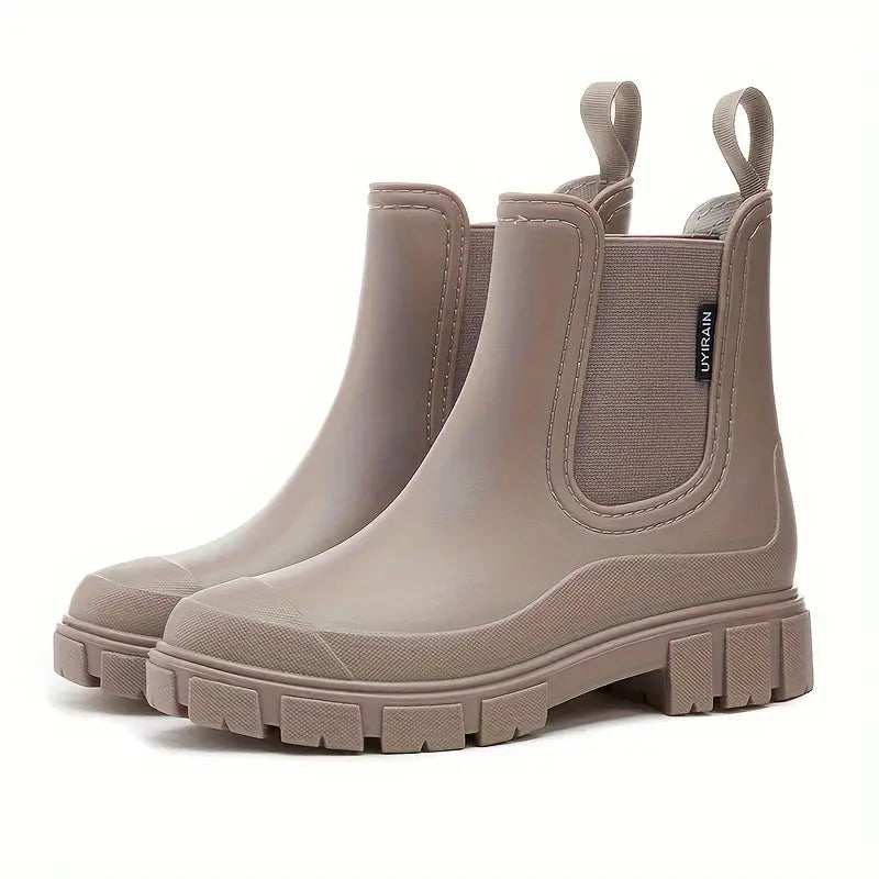 Women's Waterproof Chelsea Boots Slip-On Casual Everyday Ankle Boot
