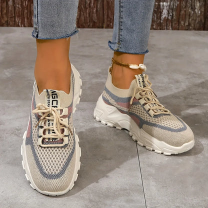 Women's Platform Shoes Sporty Casual Lightweight Everyday Trainers