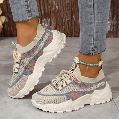 Women's Platform Shoes Sporty Casual Lightweight Everyday Trainers
