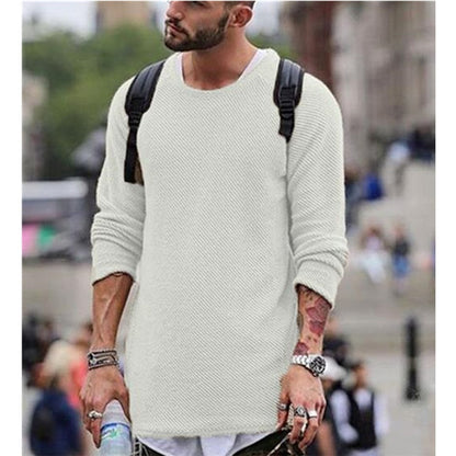 Men's Long Knit Pullover Sweater Soft Comfortable Casual Everyday Wear