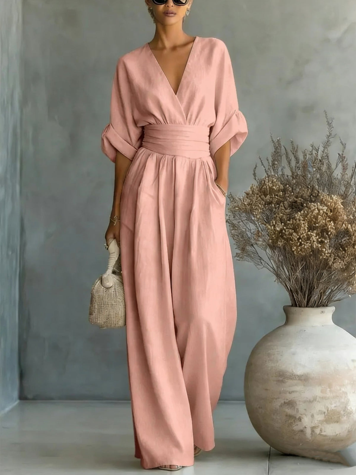 Sophia Merriweather women's jumpsuit in Pink