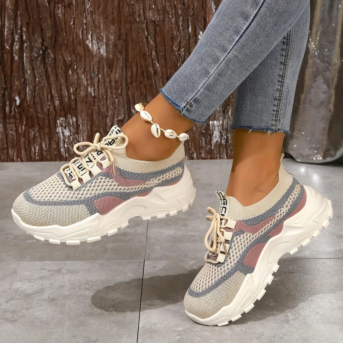 Women's Platform Shoes Sporty Casual Lightweight Everyday Trainers