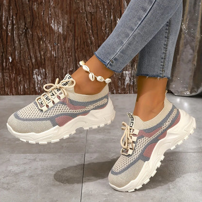 Women's Platform Shoes Sporty Casual Lightweight Everyday Trainers