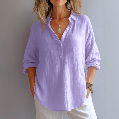 Elise Moreau women's blouse in Purple