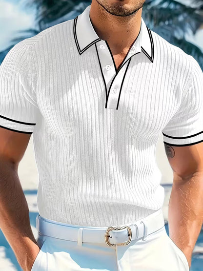 Logan polo shirt in White