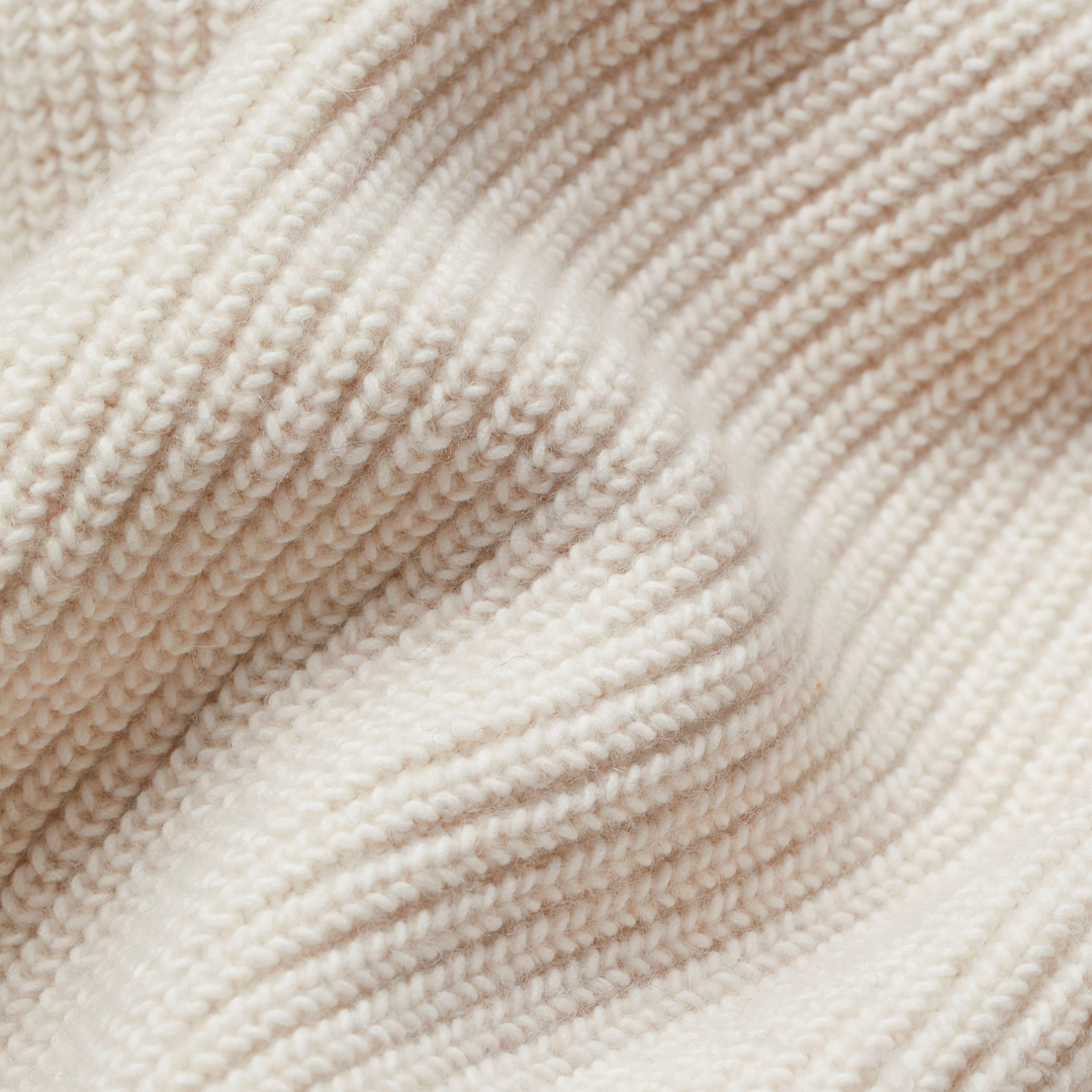 Wool Cardigan Oversized Open Front Ribbed Knit Women's Cosy Everyday Layer Beige Camel
