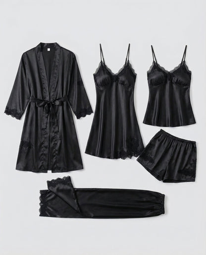 Amelia | Luxurious Silk Pajama & Lounge Set 8