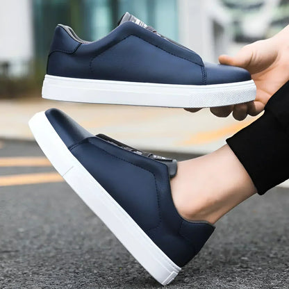 Men's Sneaker Shoes Casual Comfortable Everyday Trainers Black White Navy