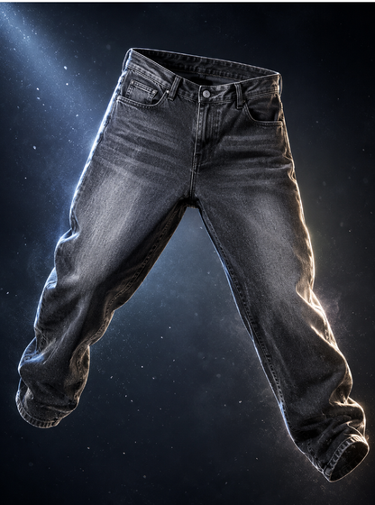 Men's Wide Leg Jeans Casual Winter Style Relaxed Fit Comfortable
