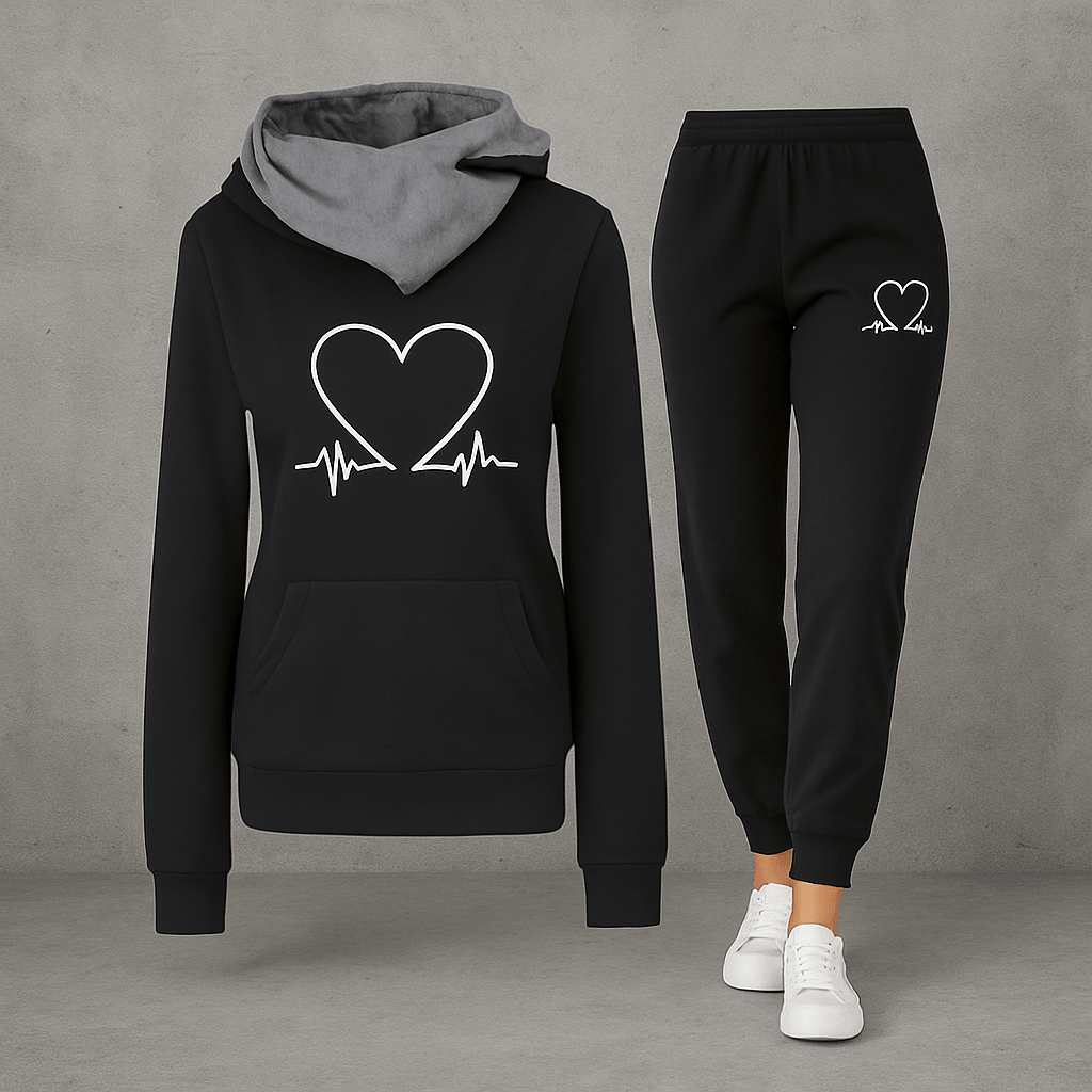 Harlow women's outfit set in Black