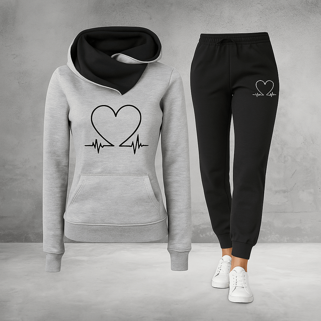 Harlow women's outfit set in Gray
