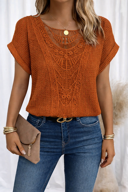 Rosa women's blouse in Orange
