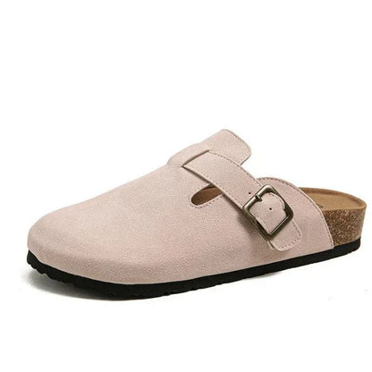Orthopedic Clogs with Buckle Closed Toe Slip-On Comfort Everyday Casual