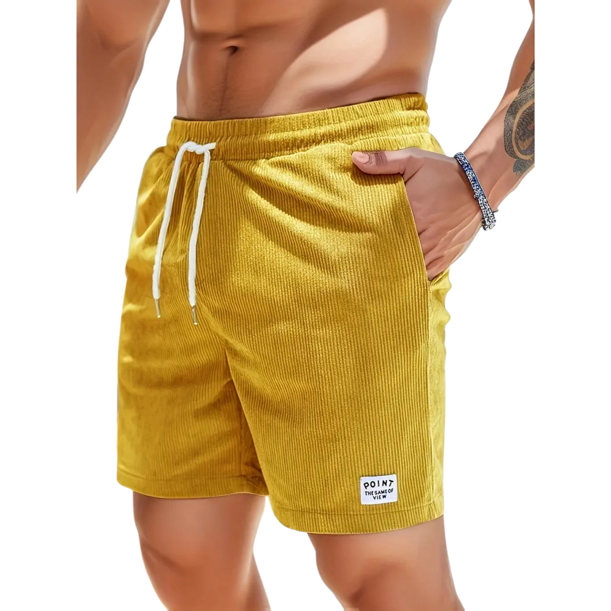 Men's Swim Shorts in Yellow