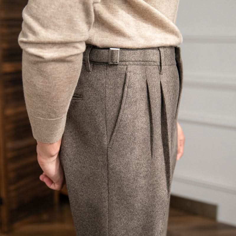 Men's Chino Pants Classic Slim Fit Everyday Casual Trousers