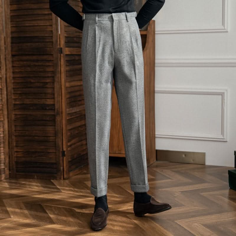 Men's Chino Pants Classic Slim Fit Everyday Casual Trousers