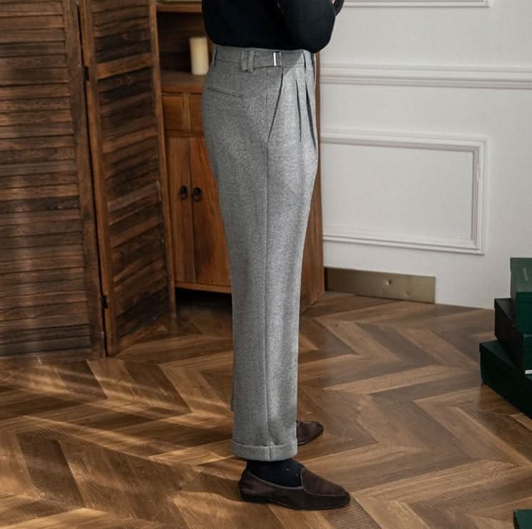 Men's Chino Pants Classic Slim Fit Everyday Casual Trousers