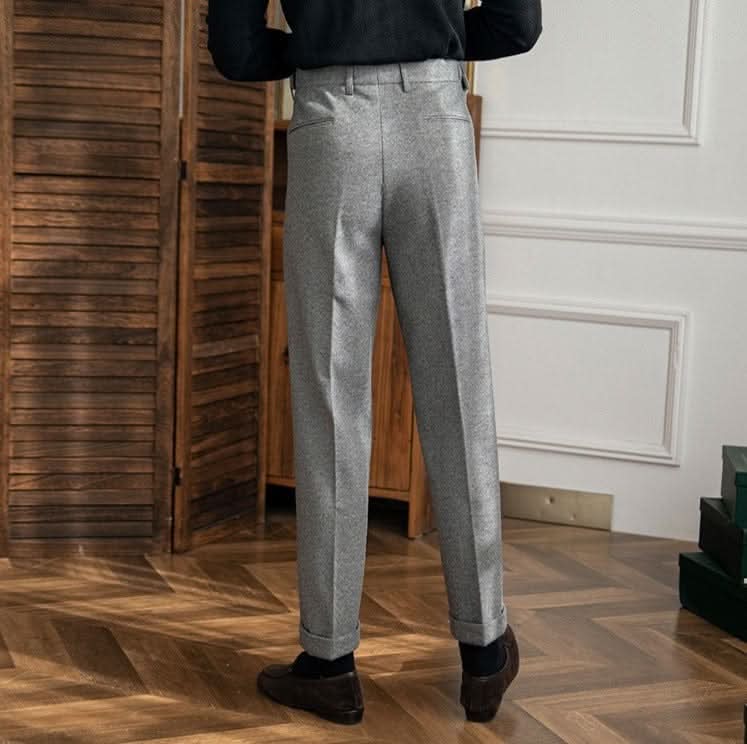 Men's Chino Pants Classic Slim Fit Everyday Casual Trousers