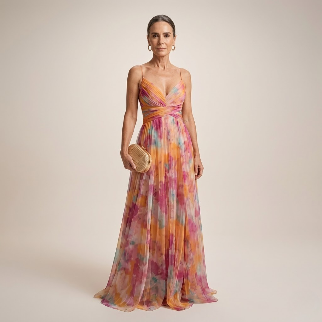 Women's Maxi Dress in Multicolor