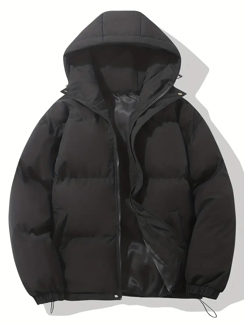 Women's Winter Coat with Hood Quilted Padded Warm Stylish