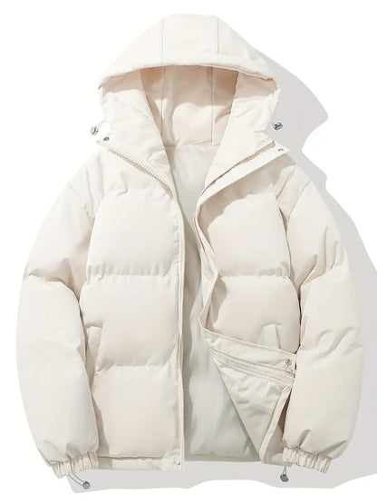 Women's Winter Coat with Hood Quilted Padded Warm Stylish