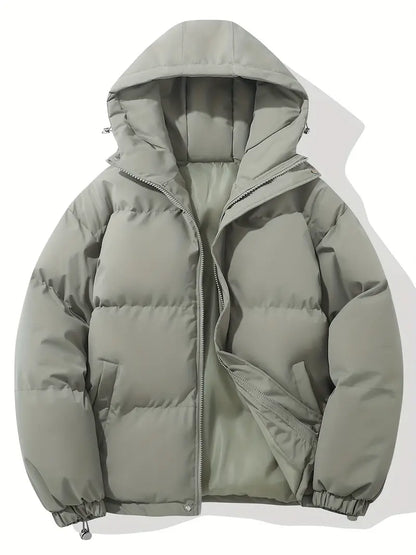 Women's Winter Coat with Hood Quilted Padded Warm Stylish