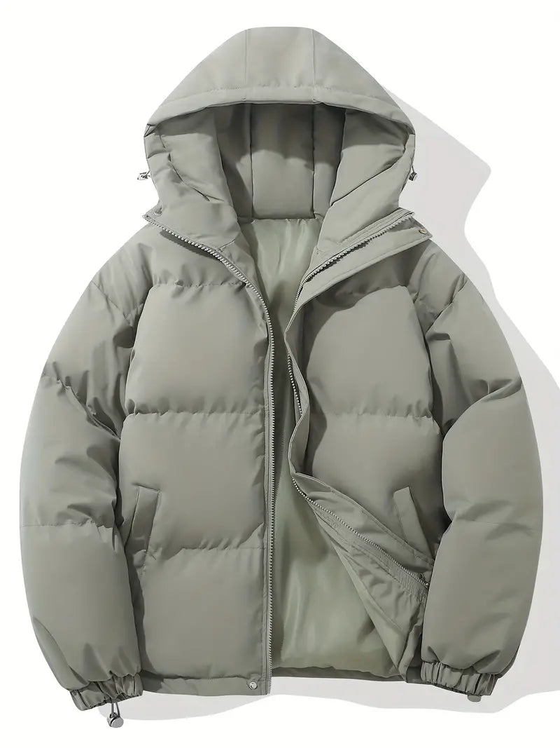 Women's Winter Coat with Hood Quilted Padded Warm Stylish