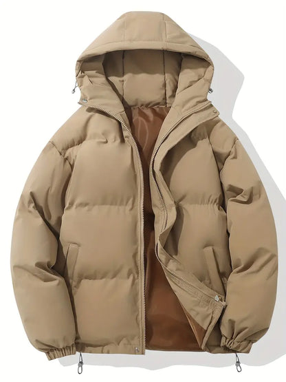 Women's Winter Coat with Hood Quilted Padded Warm Stylish