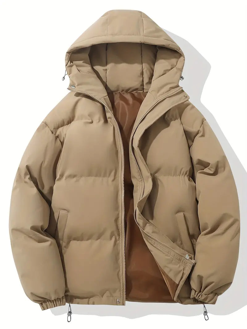 Women's Winter Coat with Hood Quilted Padded Warm Stylish