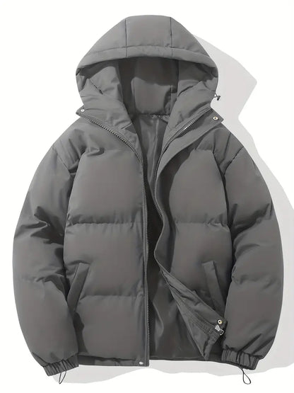 Women's Winter Coat with Hood Quilted Padded Warm Stylish