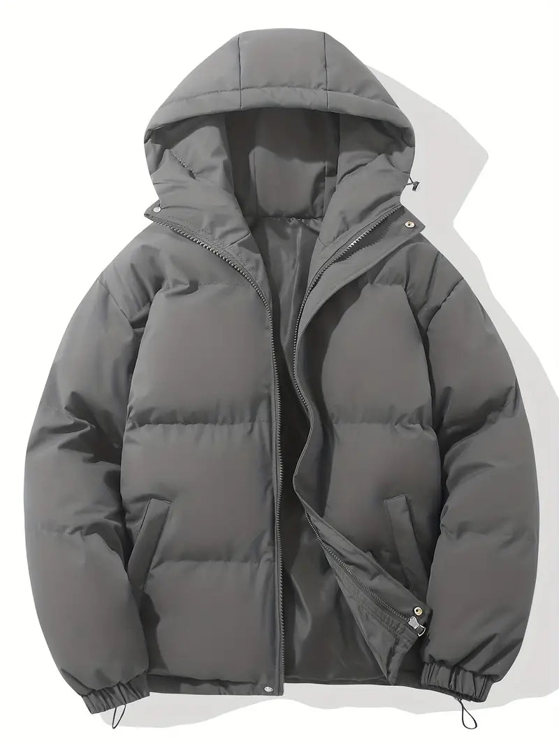 Women's Winter Coat with Hood Quilted Padded Warm Stylish