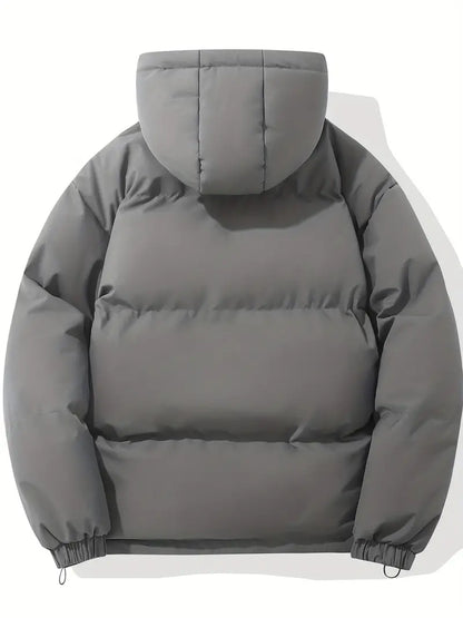 Women's Winter Coat with Hood Quilted Padded Warm Stylish