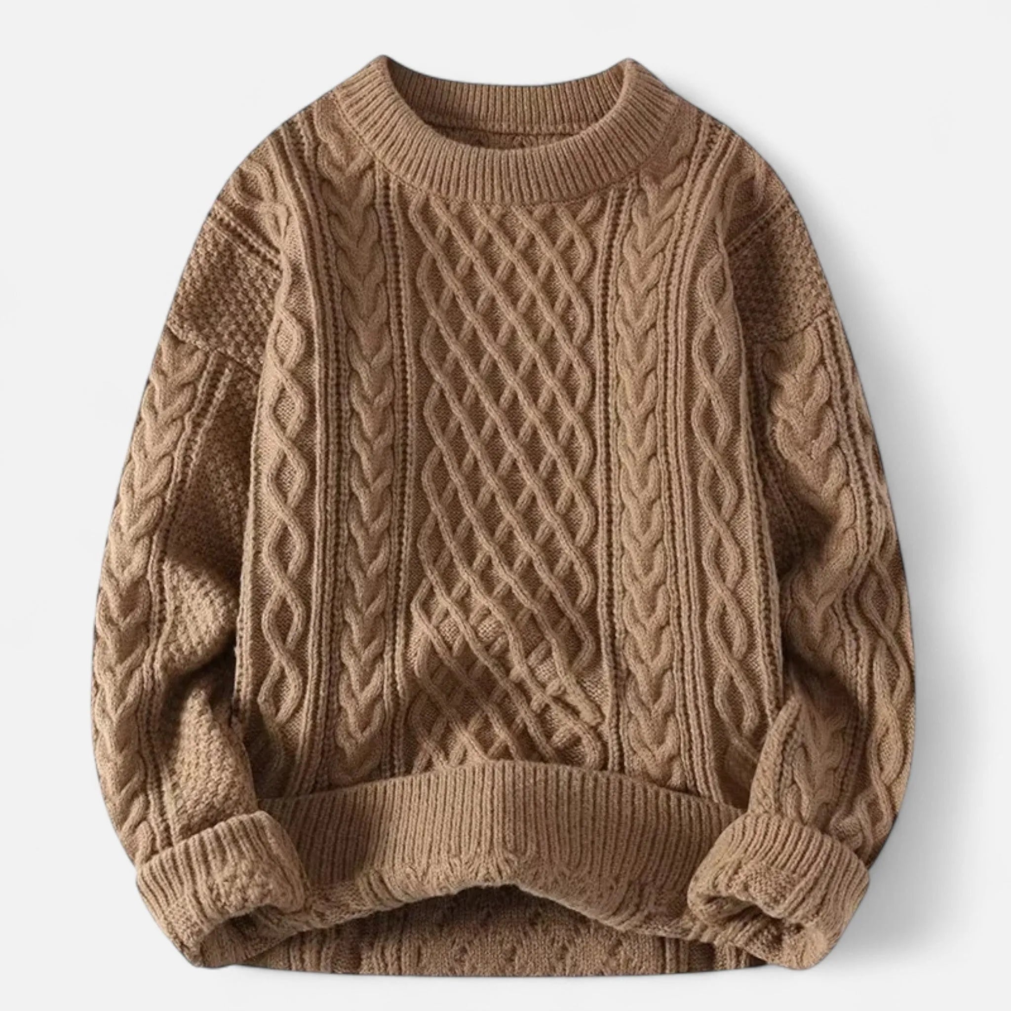Men's Wool Sweater Classic Fit Timeless Elegant Everyday Wear