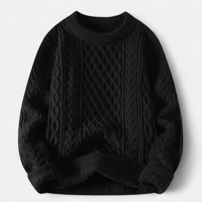 Men's Wool Sweater Classic Fit Timeless Elegant Everyday Wear