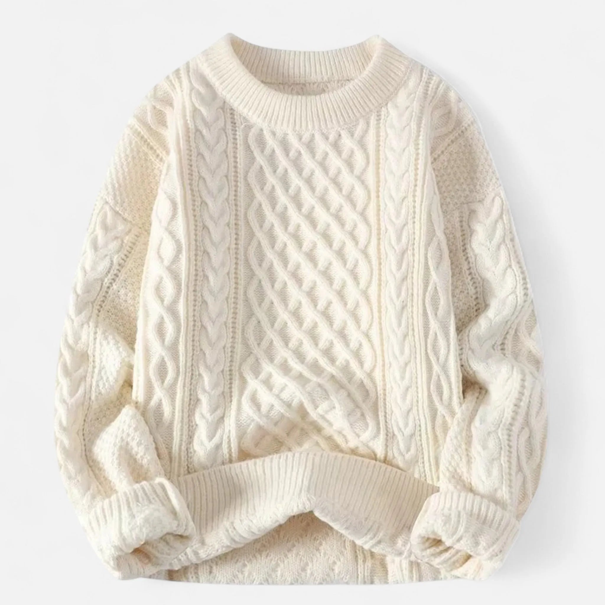 Men's Wool Sweater Classic Fit Timeless Elegant Everyday Wear