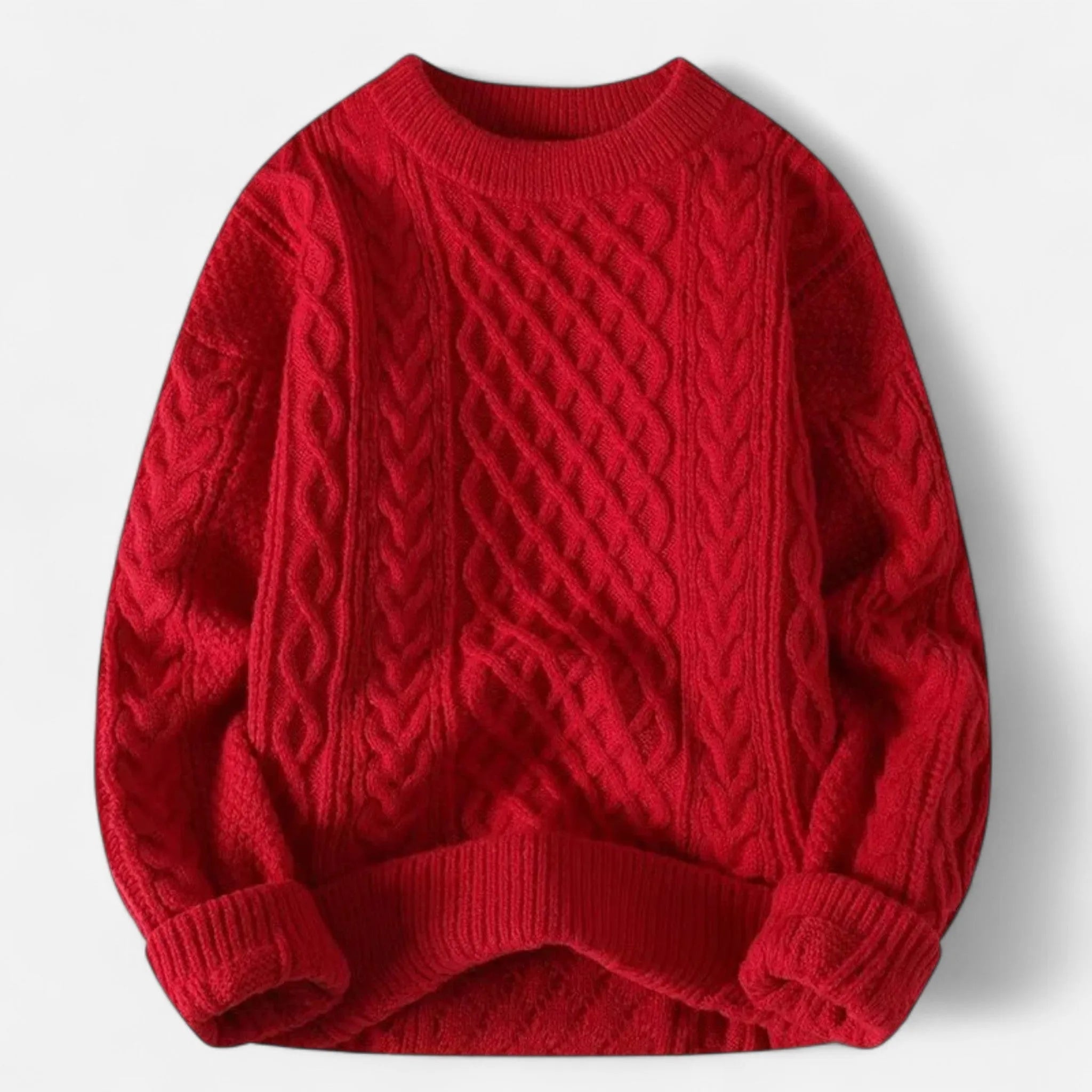 Men's Wool Sweater Classic Fit Timeless Elegant Everyday Wear