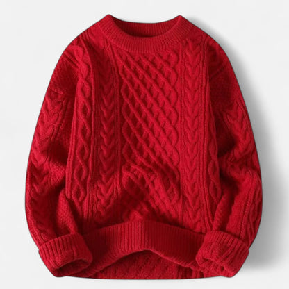 Men's Wool Sweater Classic Fit Timeless Elegant Everyday Wear