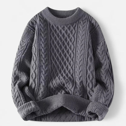 Men's Wool Sweater Classic Fit Timeless Elegant Everyday Wear